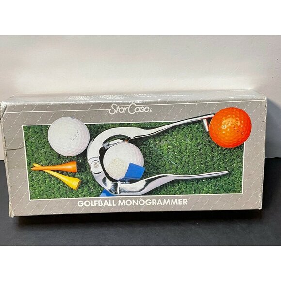 Star Case Golf ball Monogrammer personalize 3 letter kit - Picture 1 of 7